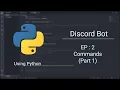 Discord Bot in Python Episode 2 Making Some commands kick and ban command Part 1