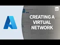 Cloud Computing Tutorial - Creating a virtual network with Azure