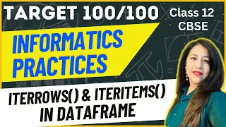 L-19 Iterating over DataFrames Using iterrows and iteritems on DataFrames Python Pandas 12 IP