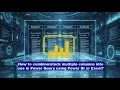 How to combine multiple columns into one in Power Query using Power BI or Excel Power Query Tips