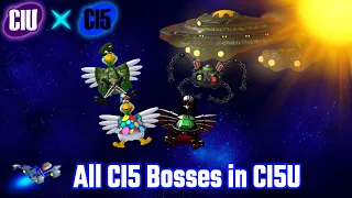 Chicken Invaders Universe All CI5 Bosses In CI5U Cluck Of The Dark Side 
