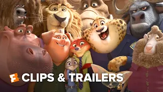 Zootopia ALL Clips Trailers 2016 Fandango Family 