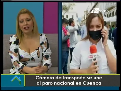 Cámara de transporte se une al paro nacional en Cuenca