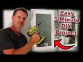 How To Replace A Medicine Cabinet - DIY