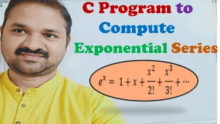 C Program to calculate exponential series