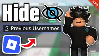 How to Hide Previous Roblox Usernames