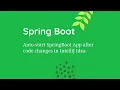 How to make auto reload with Spring-boot on IDEA Intellij SpringBoot DevTools Auto Restart
