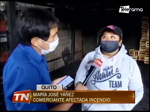 Pérdidas económicas tras incendio en mercado mayorista