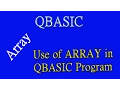24 Use of Array in QBASIC in Nepali