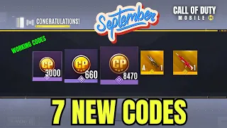 NEW CALL OF DUTY MOBILE REDEEM CODES IN SEPTEMBER 2026 CODM CP CODES 2026 COD MOBILE CODES 2026