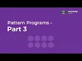 Pattern Programs - Part 3 ICSE Computer Applications Java BlueJ