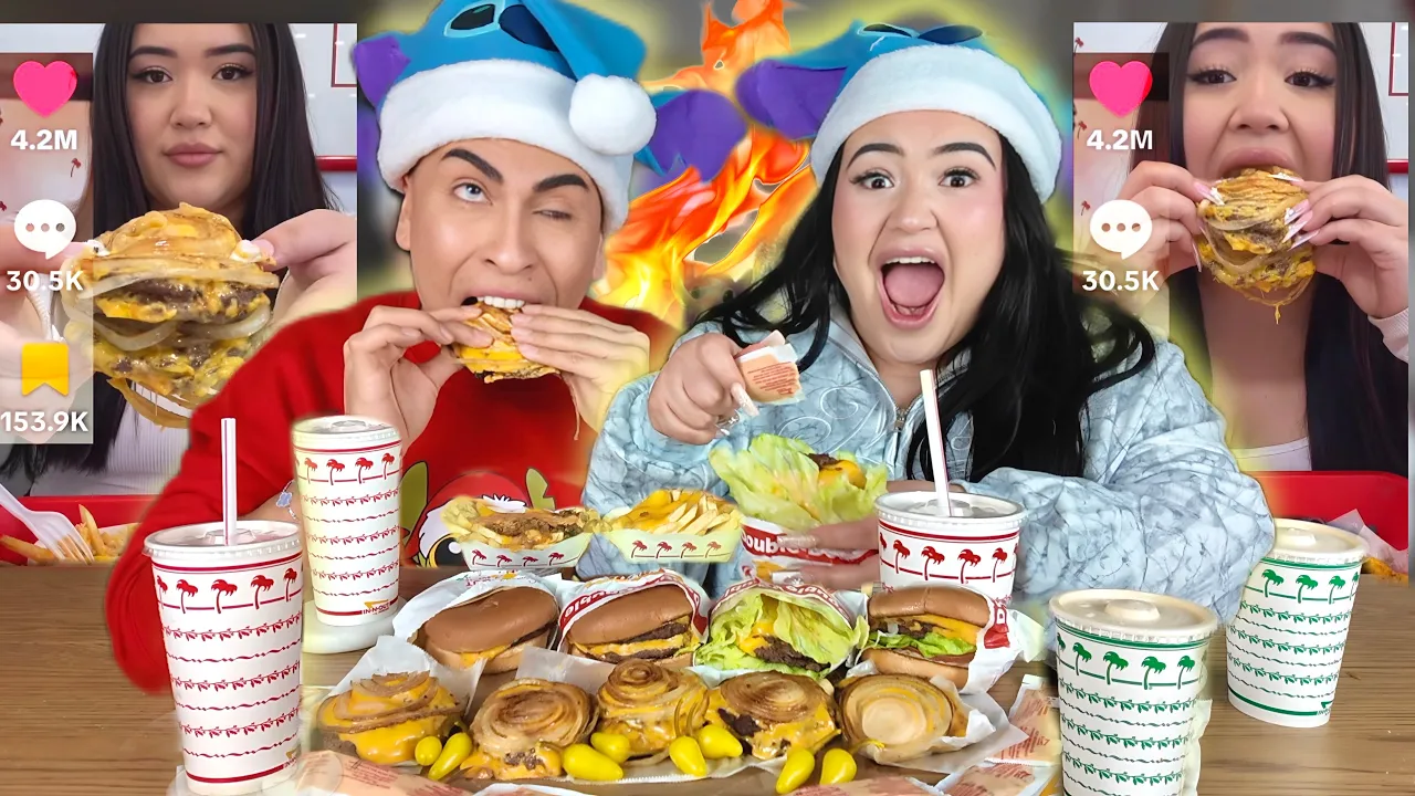 Trying VIRAL TIKTOK Food w/ Ms Munchies!! | Louie's Life