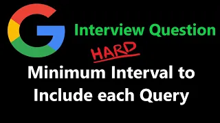 Minimum Interval to Include Each Query - Leetcode 1851
