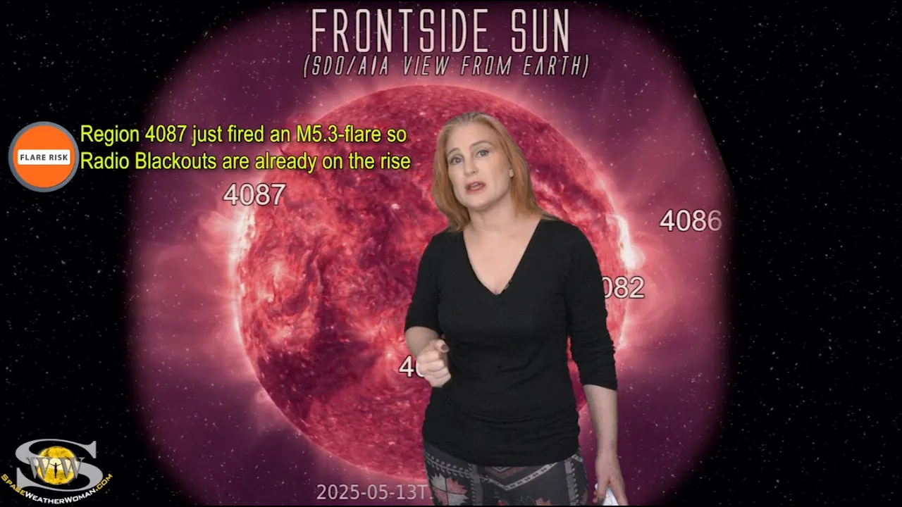 X-Flares Return & A Bird Wing Blast | Solar Storm Forecast 14 May 2025