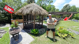Building SECRET EXOTIC ANIMAL Enclosure!!