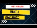 Java OOPs Unit-1 Complete Explanation in 30 Minutes
