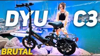 ⚡TEST EXTREMO⚡🔋DYU C3 350W Bicicleta Eléctrica Plegable de 14 pulgadas 🔋💨2 en 1💨MINI MOTO!💨E-Bike💨⚡⚡