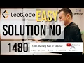 LEETCODE SOLUTION 1480 Running Sum of 1d Array Leetcode for BEGINNERS EASY Javascript