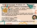 Solved Example Problem 21 - Economic Load Dispatch without Considering Losses