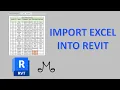 Revit Tutorial - How to import Excel into Revit