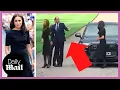 Lagu Prince William gestures to cautious Meghan Markle before Windsor Castle walkabout