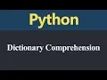 Dictionary Comprehension in Python Hindi