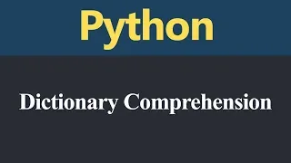 Dictionary Comprehension in Python Hindi