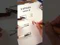 Letter B in 3 styles
