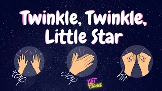 Brain Break Hand Exercise Warm Up To Twinkle Twinkle Little Star For Beginner 