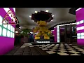 Building FNAF Security Breach Map in Minecraft - The Lobby Entrance