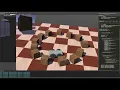 Webots 4-wheeled robot obstacle avoidance system
