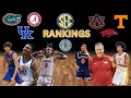 SEC College Basketball Rankings 25-26