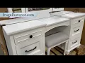 Kitteridge Makeup Vanity with Tri-Fold Mirror at Costco