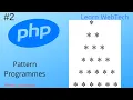 Print triangle of stars in PHP Triangle of stars in PHP Stars patterns