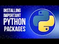 Install Python package how to install python packages using pip Python packages installation