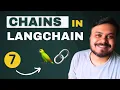 Chains in LangChain Generative AI using LangChain 7 CampusX