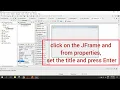 How to create an Age Calculator in Eclipse IDE 2022-06 using JFrame Part 1