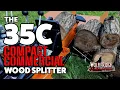 Wolfe Ridge 35C Compact Commercial Log Splitter Walk Around and Demonstration