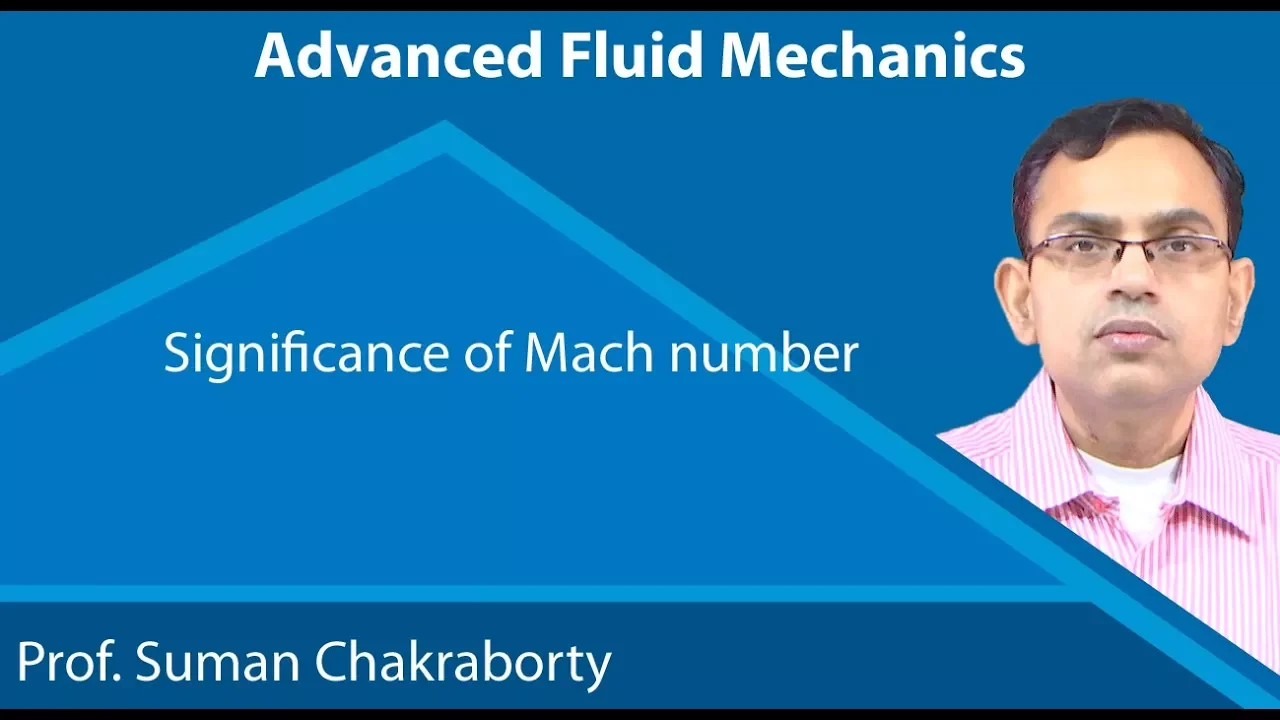 Lecture 50 : Significance of Mach number