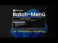 Creating a batch menu using arrow keys Windows tutorial