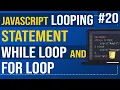 JavaScript looping statements for loop How to use for loop