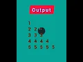 Pattern Printing program C Language Tutorial