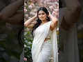 Download Lagu Unreal Elegance in White! 😍 AI Saree Beauty Slays the Garden Runway in the USA ✨ #shorts #ailookbook