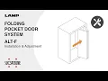 Download Lagu [INSTRUCTIONS🛠] FOLDING POCKET DOOR SYSTEM ALT-F Inset Type - Sugatsune Global