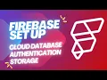 Firebase Setup In Flutterflow - Authentication Storage Database