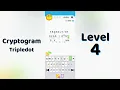 Cryptogram Tripledo Level 4 Solutions Logic Puzzle Game Mini Boss