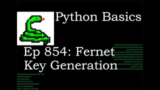 Python Basics Tutorial Cryptography Fernet Key Generation Data Encryption