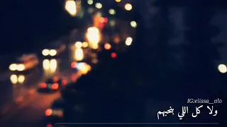 اليسا مش كل الي بنحبهم حالات واتس 