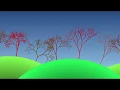 OpenGL C Animated BINARY TREES