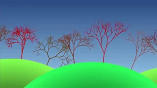 OpenGL C Animated BINARY TREES